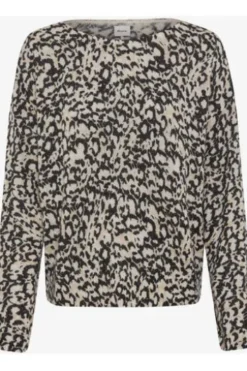 BRAX Pullover Lisa canvas gemustert