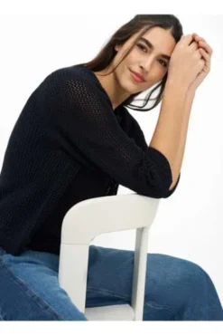 BRAX Pullover Nala navy 3/4-Arm