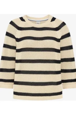 BRAX Pullover Nala navy gestreift 3/4-Arm