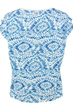BRAX Shirt Caelen Blau gemustert im graphischen Dessin
