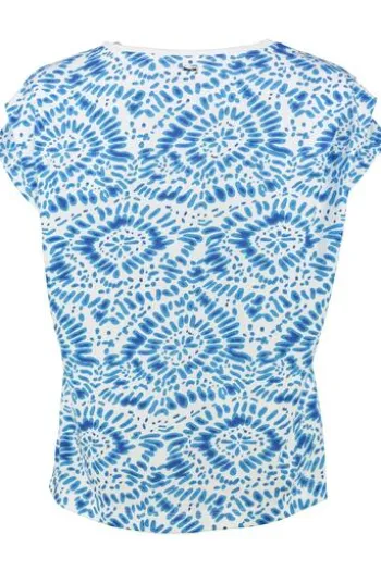 BRAX Shirt Caelen Blau gemustert im graphischen Dessin