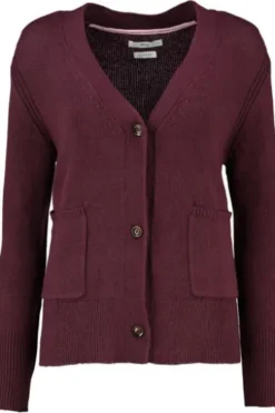 BRAX Strickjacke Alicia beere in softer Baumwoll-Mixqualität
