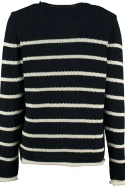 BRAX Strickjacke Ann marine im trendigen Rippstrick