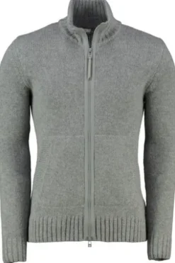 BRAX Strickjacke Jake grau