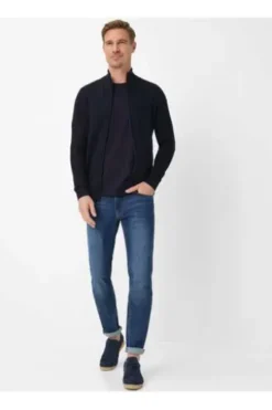 BRAX Strickjacke Jake navy