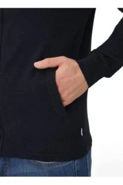 BRAX Strickjacke Jake navy