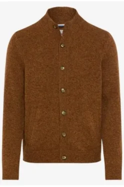 BRAX Strickjacke Jeff toffee
