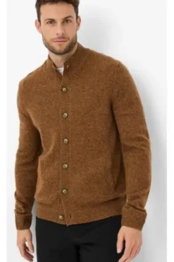 BRAX Strickjacke Jeff toffee