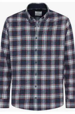 BRAX Style Daniel Shirts burned red