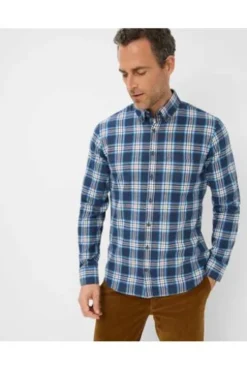 BRAX Style Daniel Shirts dove blue