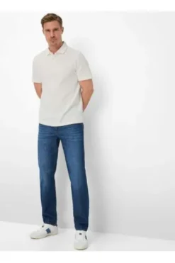 BRAX Summerlight Flex Jeans Cadiz regular blue used Straight Fit