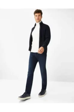 BRAX Sweat Jacke Sheldon marine EASY RIB