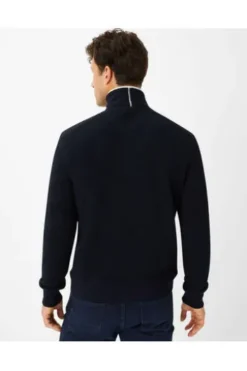 BRAX Sweat Jacke Sheldon marine EASY RIB