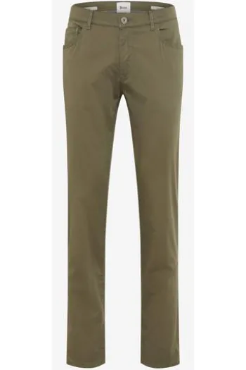 BRAX Ultra Light Five Pocket Hose Cadiz olive Straight Fit