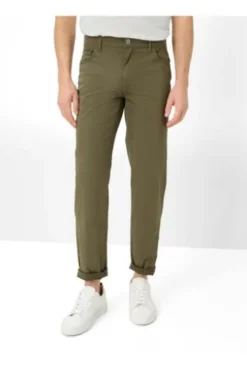 BRAX Ultra Light Five Pocket Hose Cadiz olive Straight Fit
