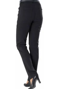BRAX Winter-Dream-Hose Carola schwarz Feminine Fit in angerauter Qualität