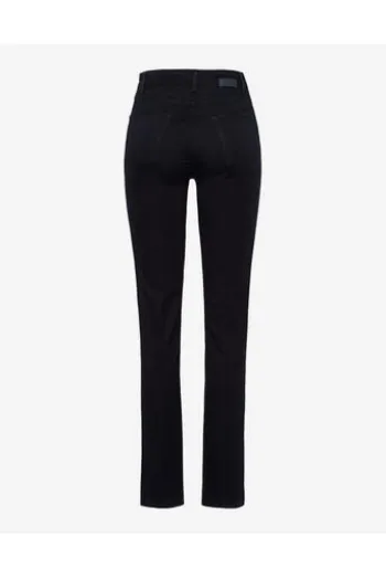 BRAX Winter-Dream-Hose Mary marine Slim Fit in angerauter Qualität