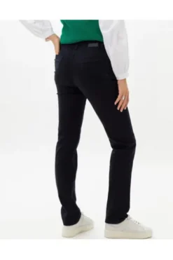 BRAX Winter-Dream-Hose Mary marine Slim Fit in angerauter Qualität