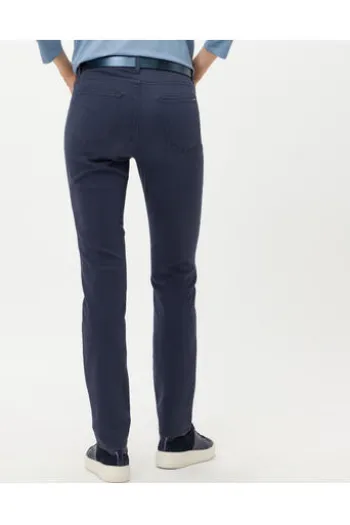 BRAX Winter-Dream-Hose Shakira marine Slim Fit in angerauter Qualität