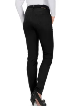 BRAX Winter-Dream-Hose Shakira schwarz Slim Fit in angerauter Qualität