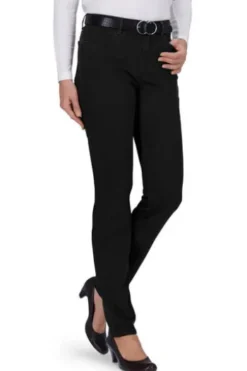 BRAX Winter-Dream-Hose Shakira schwarz Slim Fit in angerauter Qualität