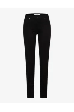 BRAX Winter-Dream-Hose Shakira schwarz Slim Fit in angerauter Qualität