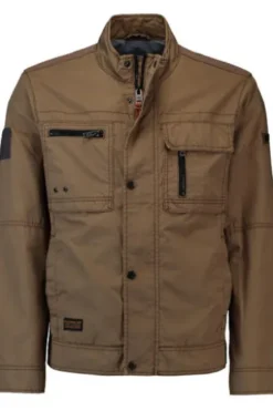camel active Blouson schlamm mit Baumwolle