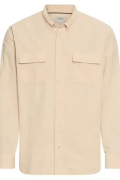 camel active Hemd oatmeal comfort fit Langarm