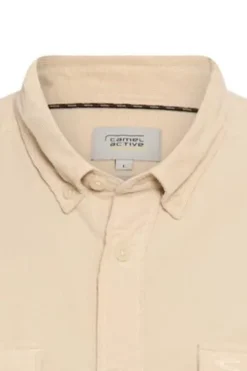 camel active Hemd oatmeal comfort fit Langarm