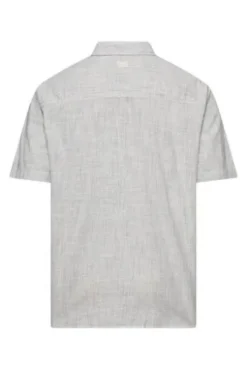 camel active Hemd offwhite gestreift Regular Fit Kurzarm