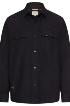 camel active Overshirt dark navy Relaxed Fit Langarm