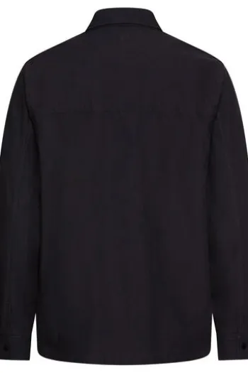 camel active Overshirt dark navy Relaxed Fit Langarm
