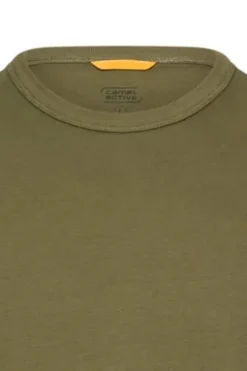 camel active T-Shirt deep olive Regular Fit
