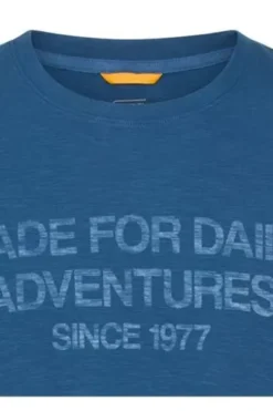 camel active T-Shirt indigio blue Regular Fit
