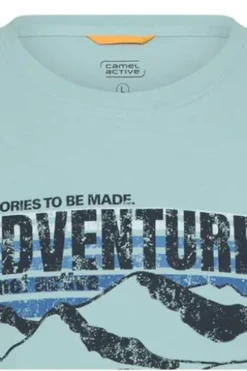 camel active T-Shirt ocean green Regular Fit
