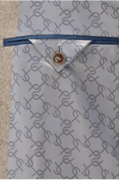 CARL GROSS Sakko beige gemustert Modern Fit
