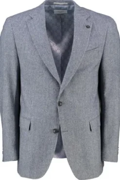 CARL GROSS Sakko dunkelblau gemustert Modern Fit