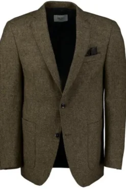 CARL GROSS SHETLAND Tweed-Sakko reine Schurwolle gruen