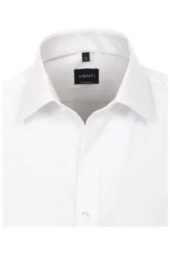 City Hemd weiss Modern Fit Kurzarm