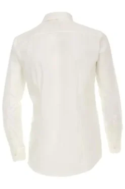 City Hemd weiss Modern Fit Langarm
