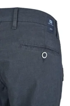 CLUB OF COMFORT Flat Front Hose blau Regular Fit