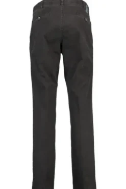 CLUB OF COMFORT High Stretch Baumwoll-Hose anthrazit Garvey Flat-Front