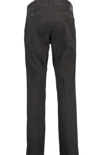 CLUB OF COMFORT High Stretch Baumwoll-Hose anthrazit Garvey Flat-Front