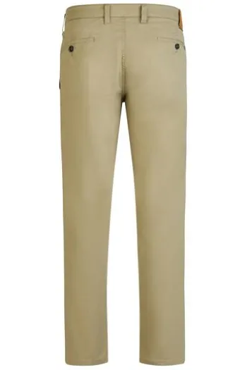 CLUB OF COMFORT High stretch Baumwoll Hose Garvey beige