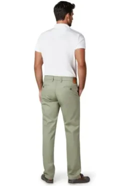 CLUB OF COMFORT High stretch Baumwoll Hose Garvey grün