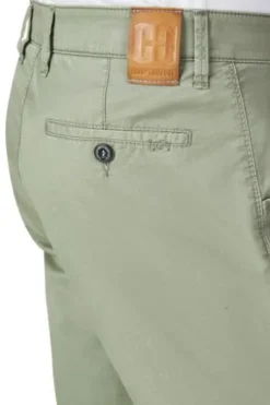 CLUB OF COMFORT High stretch Baumwoll Hose Garvey grün