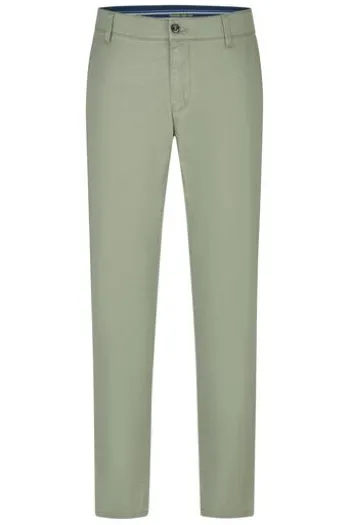 CLUB OF COMFORT High stretch Baumwoll Hose Garvey grün
