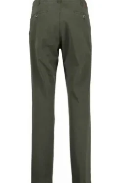 CLUB OF COMFORT High Stretch Baumwoll-Hose oliv mit Diamantschliff