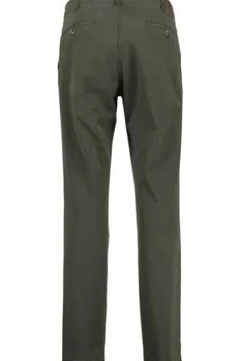 CLUB OF COMFORT High Stretch Baumwoll-Hose oliv mit Diamantschliff
