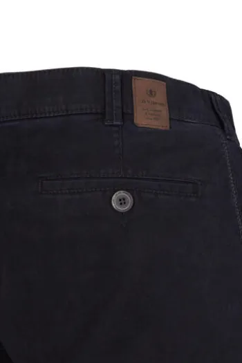 CLUB OF COMFORT High Stretch Baumwoll-Hose marine mit Diamantschliff